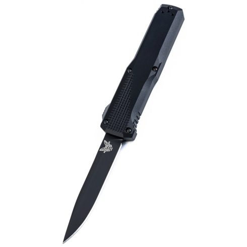 BENCHMADE Phaeton AllBlack OTF rugós bicska