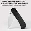 KIZER Tycho Carbon Fiber and Titanium zsebkés