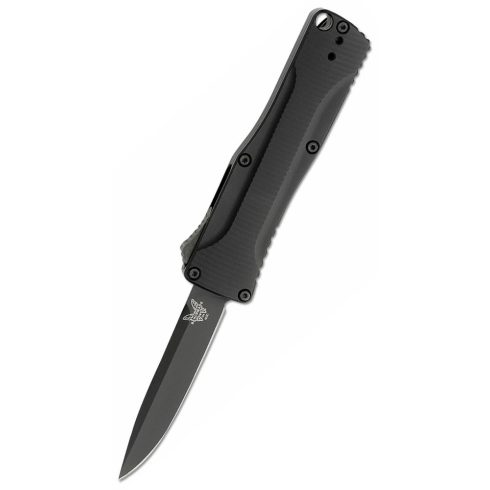 BENCHMADE OM  AllBlack OTF rugós bicska