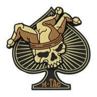 M-TAC Ace Of Spades PVC Morale Patch felvarró