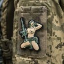 M-TAC Tactical Girl PVC Morale Patch felvarró -  51116104