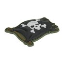 M-TAC Jolly Roger Olive Black PVC Morale Patch felvarró -  51116801