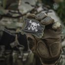 M-TAC Jolly Roger Olive Black PVC Morale Patch felvarró -  51116801
