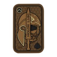 M-TAC Molon Labe Coyote PVC Morale Patch felvarró