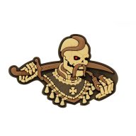 M-TAC You Only Die Once Coyote PVC Morale Patch felvarró