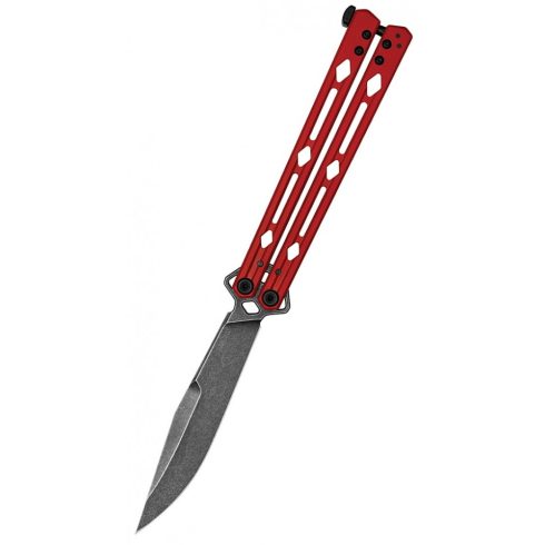 KERSHAW Lucha blackwash RED balisong pillangókés