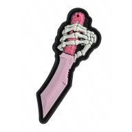 M-TAC Patch Skeleton Knife Pink 3D PVC felvarró - 51575012