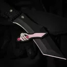 M-TAC Patch Skeleton Knife Pink 3D PVC felvarró