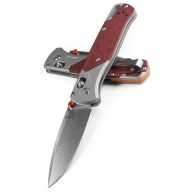 BENCHMADE Bugout Redstone Richlite & Aluminium zsebkés