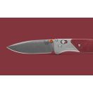 BENCHMADE Bugout Redstone Richlite & Aluminium zsebkés - 535-09