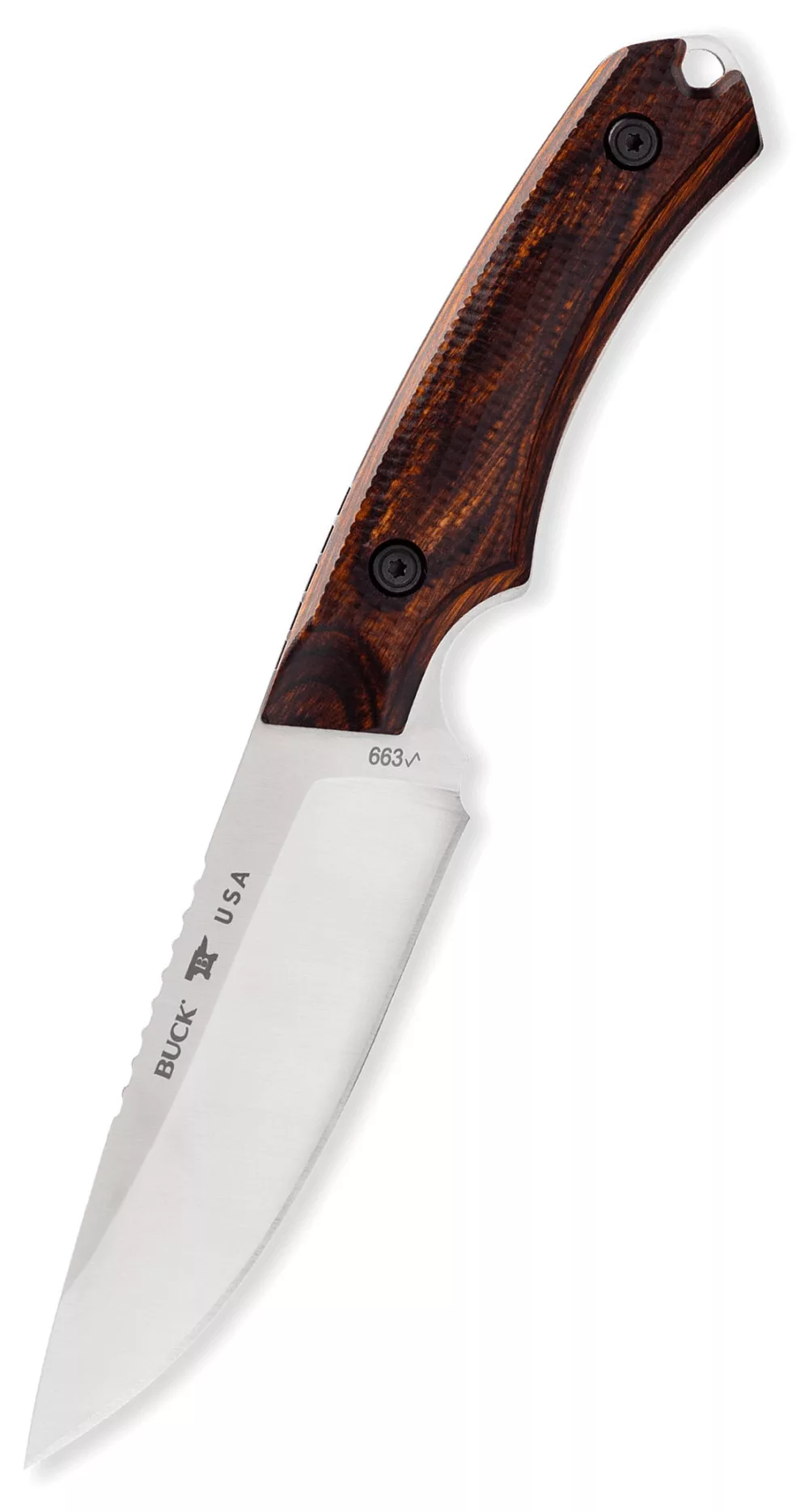 BUCK Alpha Guide Pro Walnut Dymalux vadászkés - HIDEGFÉM - T