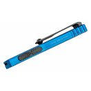 MICROTECH Hera Blue D/E Black Full Serrated OTF rugós bicska