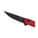 CRKT Q Compact Red Crossbar Lock zsebkés