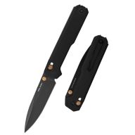 REAL STEEL Perix AllBlack zsebkés - 7121BB