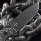 KA-BAR George Cool Name Drop-Point fixpengés kés