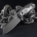 KA-BAR George Cool Name Reverse Tanto fixpengés kés