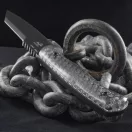 KA-BAR George Cool Name Reverse Tanto fixpengés kés