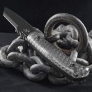 KA-BAR George Cool Name Reverse Tanto fixpengés kés - 7702