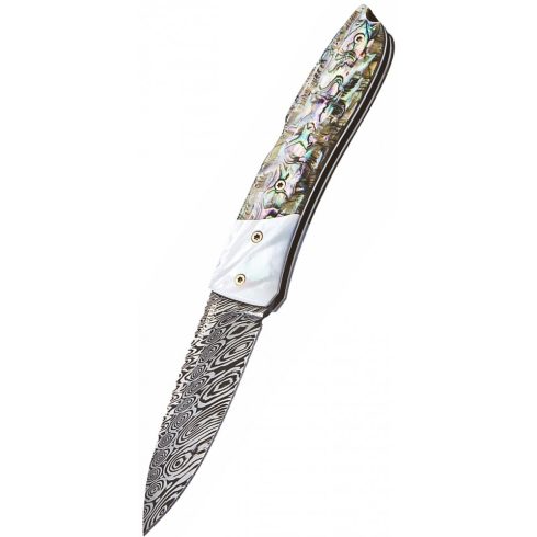 LIONSTEEL Opera Damascus Mother of Pearl zsebkés - 8000_MOP