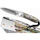 LIONSTEEL Opera Damascus Mother of Pearl zsebkés