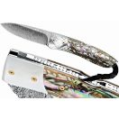 LIONSTEEL Opera Damascus Mother of Pearl zsebkés - 8000_MOP