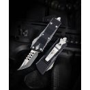 MICROTECH Mini Troodon Hellhound Stonewash Standard OTF rugós bicska