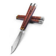 BENCHMADE Balisong Necron Lava Flow Limited pillangókés