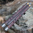 BENCHMADE Balisong Necron Lava Flow Limited pillangókés - 99-241