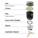 GANZO Cooking system Adimanti főző edény szet