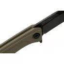 ANV Knives Z100 DLC Olive G-10 zsebkés - ANVZ100-024