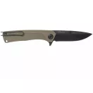 ANV Knives Z100 DLC Olive G-10 zsebkés - ANVZ100-024