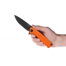 ANV Knives Z100 Black Blade Orange G-10 zsebkés - ANVZ100-035