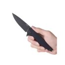 ANV Knives Z300BB AllBlack zsebkés - ANVZ300-055