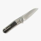 LIONG MAH DESIGN Hawk Marble carbon fiber inlay zsebkés - AWKMCF