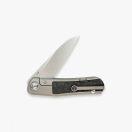 LIONG MAH DESIGN Hawk Marble carbon fiber inlay zsebkés - AWKMCF
