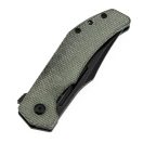 TENABLE Orion Blackwash 14C285N Green Micarta zsebkés - B1089A3