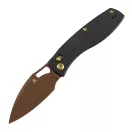 TENABLE Heron Black Aluminium Rose Gold Coated zsebkés