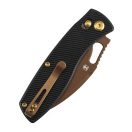 TENABLE Heron Black Aluminium Rose Gold Coated zsebkés - B2124V2