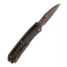 TENABLE Heron Black Aluminium Rose Gold Coated zsebkés