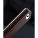 BESTECH Hedron Brown Micarta fixpengés - BFK02D
