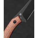 BESTECH Step Black Brown Micarta fixpengés