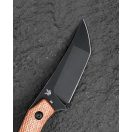BESTECH Step Black Brown Micarta fixpengés