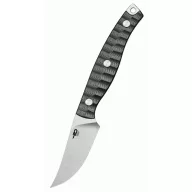   BESTECH Heidi 14C28N Satin Black G-10 Trailing Point fixpengés