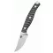 BESTECH Heidi 14C28N Satin Black G-10 Trailing Point fixpengés