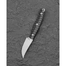 BESTECH Heidi 14C28N Satin Black G-10 Trailing Point fixpengés