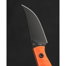 BESTECH Heidi 14C28N Black PVD Orange G-10 fixpengés - BFK08B