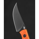 BESTECH Heidi 14C28N Black PVD Orange G-10 fixpengés - BFK08B