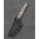 BESTECH Heidi 14C28N Stonewashed Micarta OD Green fixpengés - BFK08C