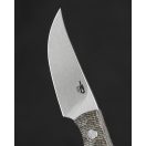 BESTECH Heidi 14C28N Stonewashed Micarta OD Green fixpengés - BFK08C