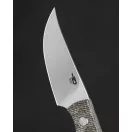 BESTECH Heidi 14C28N Stonewashed Micarta OD Green fixpengés